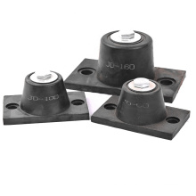Custom made neoprene rubber bonded metal heavy mount rubber damping vibration isolator for pumps